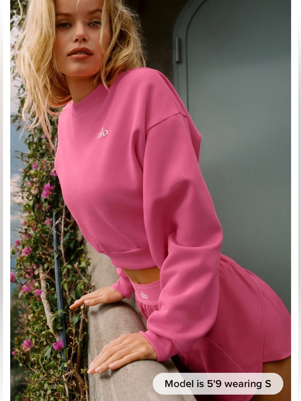 ALO Yoga Pink sweatshirt